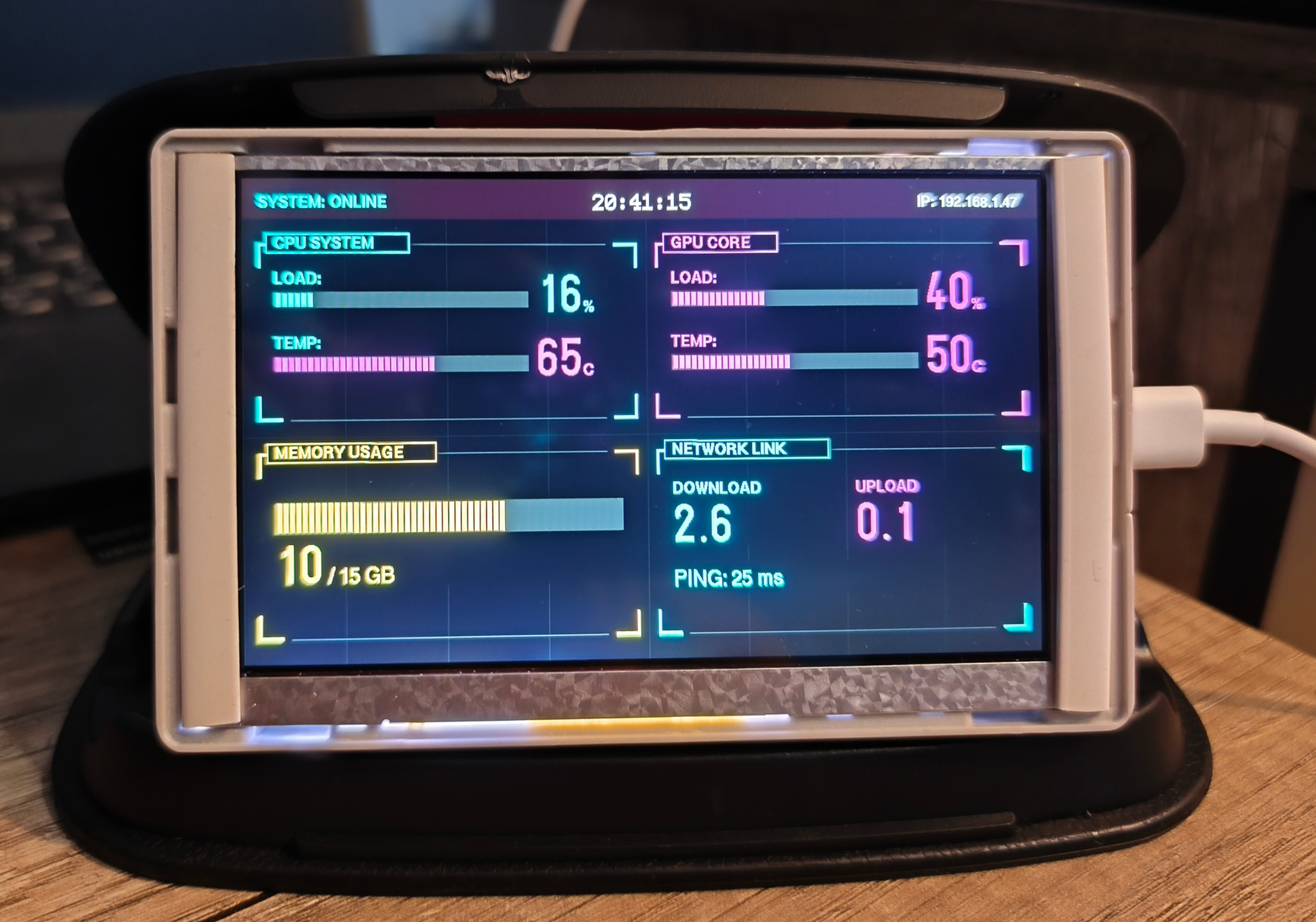 ESP32 Nexus Dash slide 3
